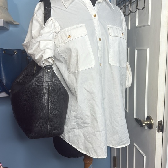 Coach legacy hobo in black leather - Picture 10 of 12